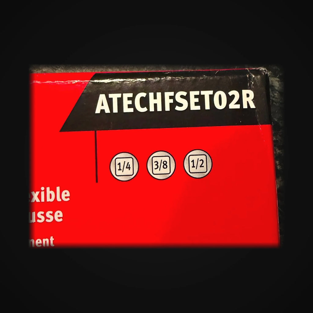 Snap-on ATECHFSET02R part number on the retail box, 1/4 3/8 1/2 drive